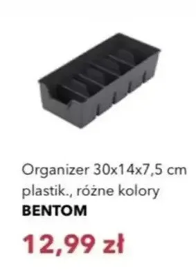 Organizer plastikowy różne kolory Bentom promocja w Nela