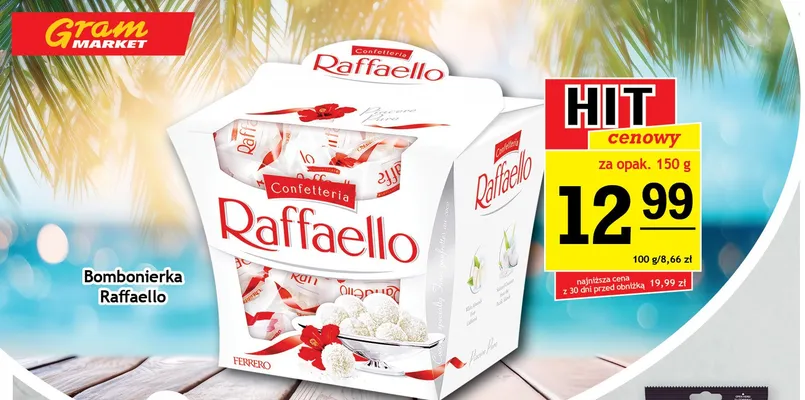 Bombonierka Raffaello promocja w Gram Market