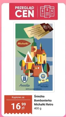 Bombonierka Michałki Retro promocja w Dino