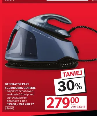 Generator pary SGD3000BBK Gorenje promocja w Selgros