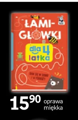 Książka Łamigłówki dla 4 latka Kapitan Nauka promocja w Empik