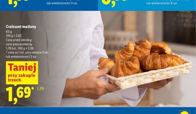 Croissant maślany promocja w Lidl