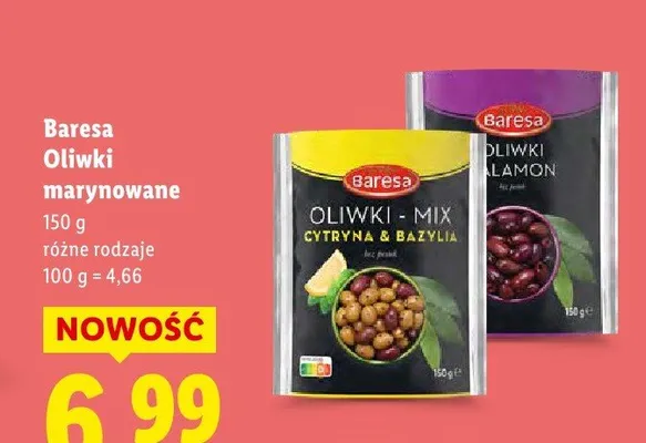 Oliwki marynowane promocja w Lidl