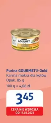 Karma mokra dla kotów Purina Gourmet Gold promocja w Drogerie DM