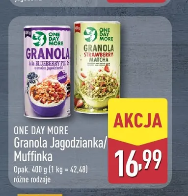 Granola Muffinka One Day More promocja w Aldi