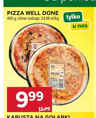 Pizza Well Done promocja w Stokrotka