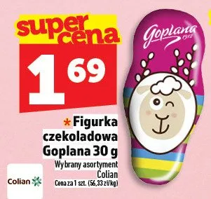 Figurka czekoladowa Goplana promocja w TOPAZ