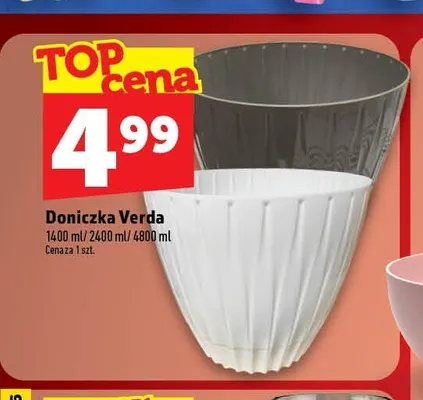 Doniczka Verda promocja w TOPAZ