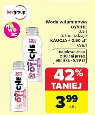 Woda witaminowa promocja w Carrefour Market