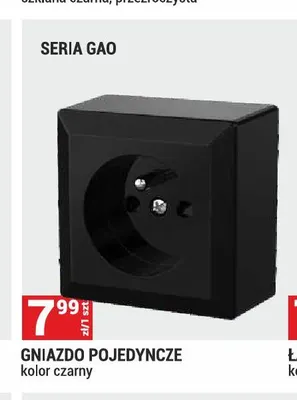 Gniazdo pojedyncze Gao promocja w Merkury Market