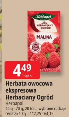 Herbata owocowa ekspresowa promocja w Leclerc