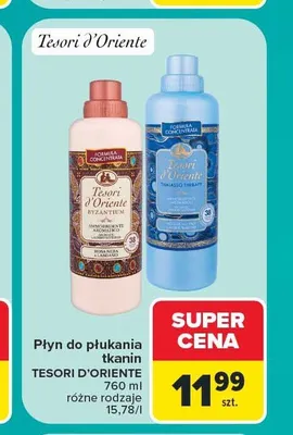 Płyn do płukania tkanin Tesori d'Oriente Byzantium promocja w Carrefour