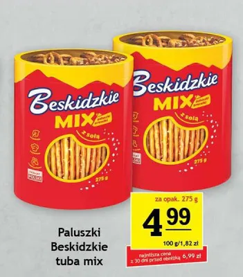 Paluszki Beskidzkie tuba mix promocja w Gram Market