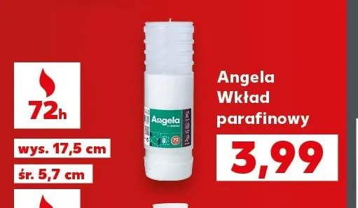 Wkład parafinowy Angela promocja w Kaufland