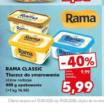 Tłuszcz do smarowania Rama Classic promocja w Kaufland