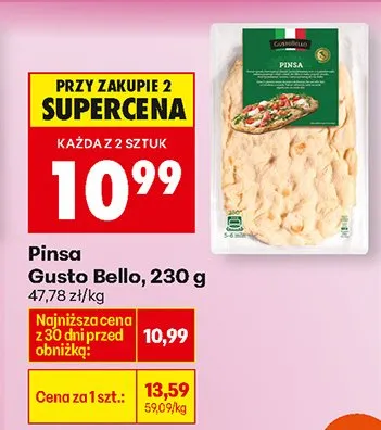 Pinsa Gusto Bello promocja w Biedronka