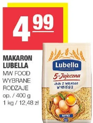 Makaron wybrane rodzaje promocja w SPAR