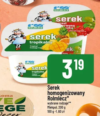 Serek homogenizowany tropikalny promocja w POLOmarket