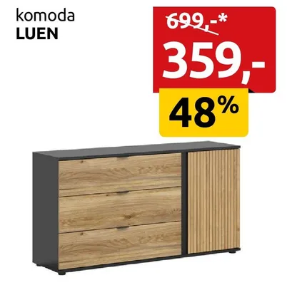 Komoda Luen promocja w Black Red White