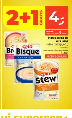 Mokra karma dla kota Inaba Ciao Stew z kurczakiem promocja w Dealz