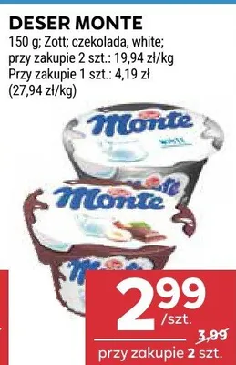 Deser monte promocja w Stokrotka
