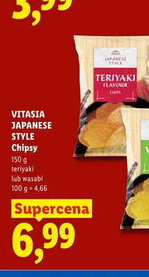 Chipsy wasabi Vitasia Japanese Style promocja w Lidl