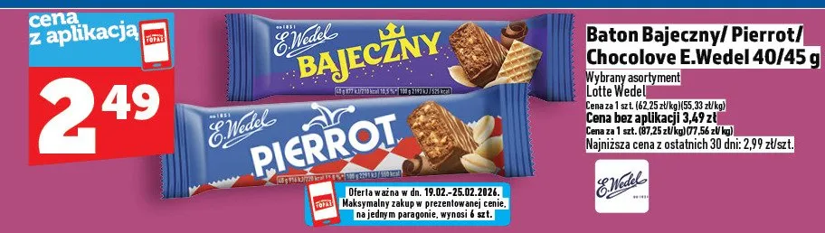 Baton Pierrot promocja w TOPAZ