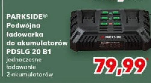 Podwójna ładowarka do akumulatorów PDSLG 20 B1 promocja w Kaufland