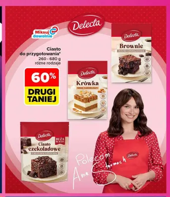 Ciasto do przygotowania Delecta promocja w Carrefour