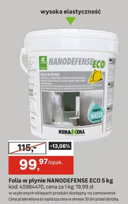 Folia w płynie NANODEFENSE ECO promocja w Leroy Merlin