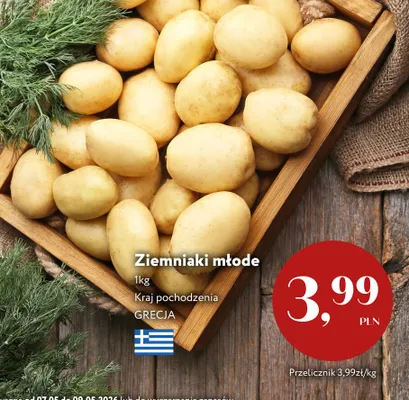 Ziemniaki młode greckie promocja w Market Point