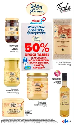 Kwiat soli Reflets de France promocja w Carrefour