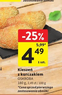Kieszeń z kurczakiem Oskroba promocja w Intermarche