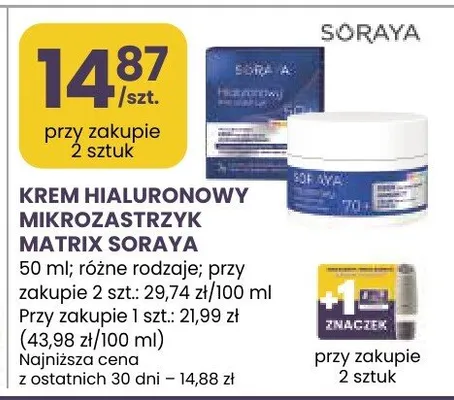 Krem hialuronowy mikrozastrzyk matrix promocja w Stokrotka