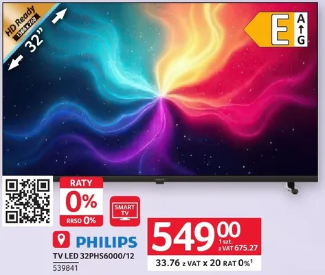 Telewizor Philips TV LED 32PHS6000/12 promocja w Selgros