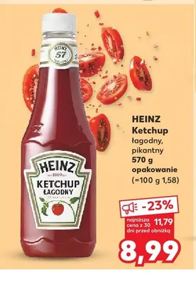 Ketchup Heinz promocja w Kaufland