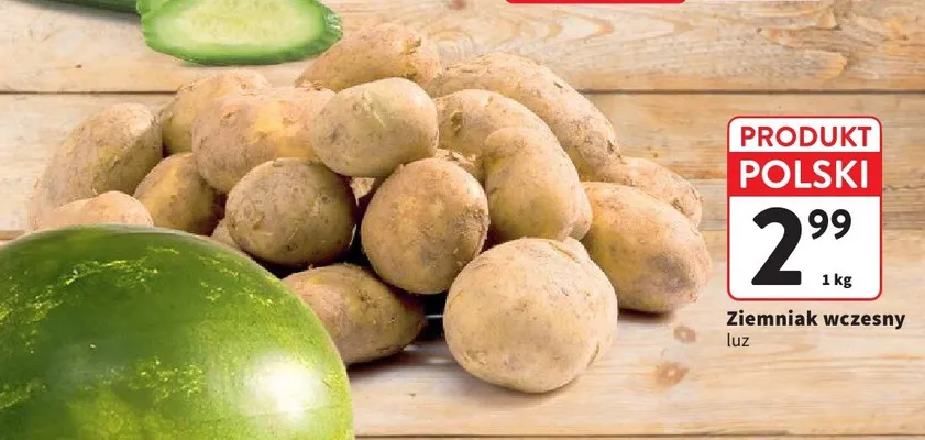 Ziemniak wczesny polski luz promocja w Intermarche