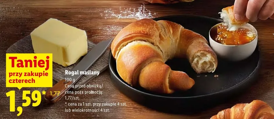 Rogal maślany promocja w Lidl