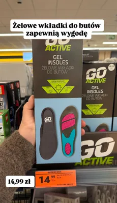 Wkładki żelowe sportowe do butów promocja w Biedronka