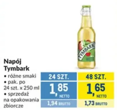 Napój Tymbark promocja w Makro