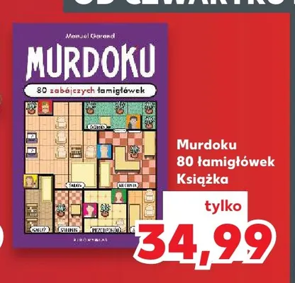 Książka Murdoku 80 łamigłówek promocja w Kaufland