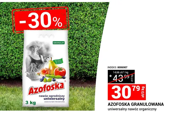 Granulowana uniwersalny nawóz organiczny promocja w Merkury Market