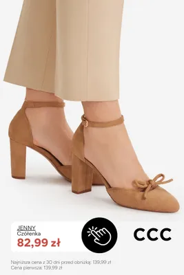 Czółenka Jenny promocja w CCC