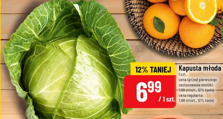 Kapusta młoda promocja w POLOmarket