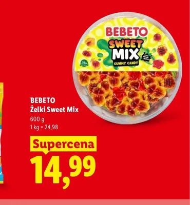 Żelki Bebeto Sweet Mix promocja w Lidl