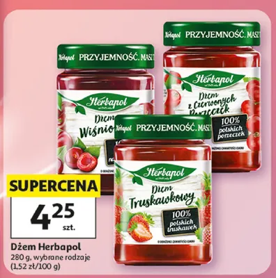 Dżem wiśniowy Herbapol promocja w Auchan