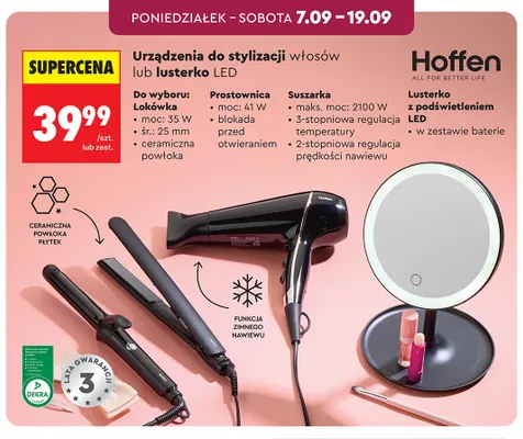 Prostownica Hoffen promocja w Biedronka