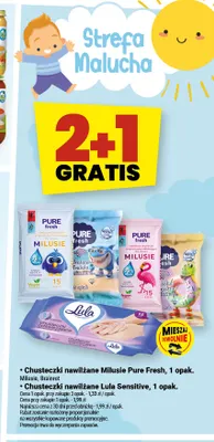 Chusteczki nawilżane Lula Sensitive promocja w Twój Market