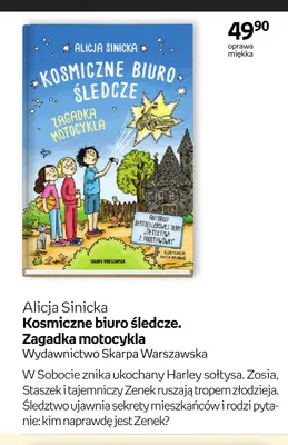 Książka Kosmiczne biuro śledcze. Zagadka motocykla Alicja Sinicka promocja w Empik