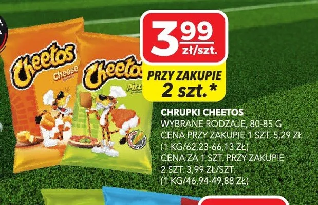 Chrupki Cheetos Cheese promocja w Top Market